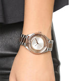 Buy Shop Marc Jacobs Tether Transparent White Dial Two Tone Steel Strap Watch for Women - MBM3436 USA Online