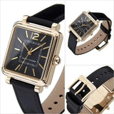 Buy Shop Marc Jacobs Vic Black Dial Black Leather Strap Watch for Women - MJ1522 USA Online