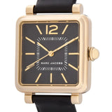 Buy Shop Marc Jacobs Vic Black Dial Black Leather Strap Watch for Women - MJ1522 USA Online