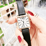Buy Shop Marc Jacobs Vic Silver Dial Black Leather Strap Watch for Women - MJ1437 USA Online