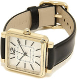 Buy Shop Marc Jacobs Vic Silver Dial Black Leather Strap Watch for Women - MJ1437 USA Online