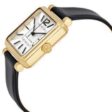 Buy Shop Marc Jacobs Vic Silver Dial Black Leather Strap Watch for Women - MJ1437 USA Online