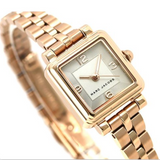 Buy Shop Marc Jacobs Vic Silver Dial Rose Gold Steel Strap Watch for Women - MJ3530 USA Online