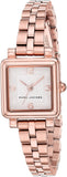 Buy Shop Marc Jacobs Vic Silver Dial Rose Gold Steel Strap Watch for Women - MJ3530 USA Online