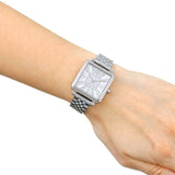 Buy Shop Marc Jacobs Vic Silver Dial Silver Steel Strap Watch for Women - MJ3461 USA Online
