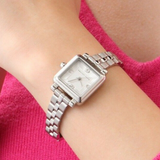 Buy Shop Marc Jacobs Vic Silver Dial Silver Steel Strap Watch for Women - MJ3529 USA Online