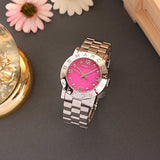 Buy Shop Marc Jacobs Amy Pink Dial Rose Gold Steel Strap Dial Watch for Women - MBM8625 USA Online
