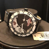 Buy Shop Marc Jacobs White & Black Dial Black Leather Strap Watch for Women - MBM1148 USA Online