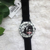 Buy Shop Marc Jacobs White & Black Dial Black Leather Strap Watch for Women - MBM1148 USA Online
