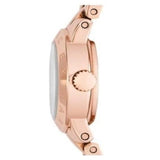 Buy Shop Marc Jacobs Amy White Dial Rose Gold Steel Strap Watch for Women - MBM8613 USA Online