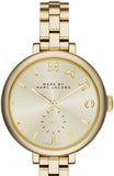 Buy Shop Marc Jacobs Sally Champagne Gold Dial Gold Steel Strap Watch for Women - MBM3363 USA Online