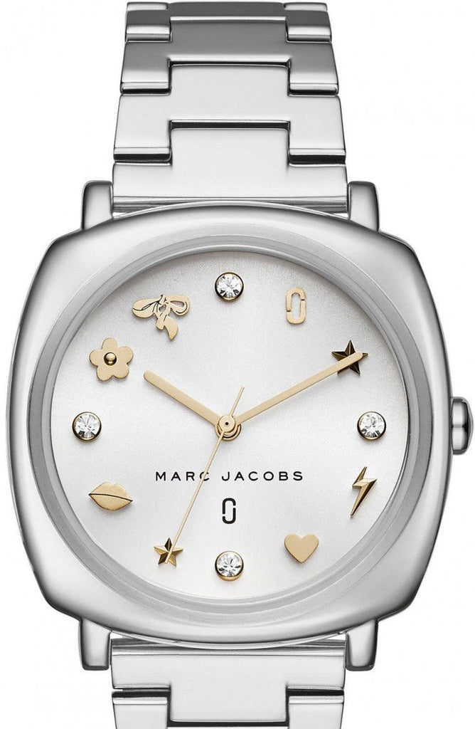 Buy Shop Marc Jacobs Mandy Silver Dial Silver Steel Strap Watch for Women - MJ3572 USA Online