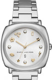 Marc Jacobs Mandy Silver Dial Silver Steel Strap Watch for Women - MJ3572