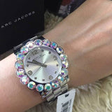 Buy Shop Marc Jacobs Amy Silver Dial Silver Steel Strap Watch for Women - MBM3222 USA Online