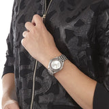 Buy Shop Marc Jacobs Tether Transparent Silver Dial Silver Steel Strap Watch for Women - MBM3412 USA Online