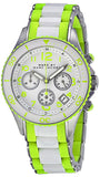 Buy Shop Marc Jacobs Rock Chronograph White Dial White & Green Silicone Strap Watch for Women - MBM2592 USA Online