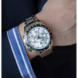 Buy Shop Maserati Traguardo Chronograph Silver Dial Silver Steel Strap Watch For Men - R8873612049 USA Online