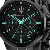 Buy Shop Maserati Aqua Edition Quartz Precision Chronograph Black Dial Watch For Men - R8873644003 USA Online