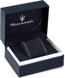 Buy Shop Maserati Attraction Limited Edition Chronograph Blue Dial Brown Leather Strap Watch for Men - R8851151003 USA Online