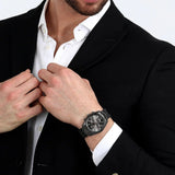 Buy Shop Maserati Attrazione Chronograph Black Dial Black Steel Strap Watch for Men - R8853151001 USA Online