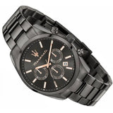 Buy Shop Maserati Attrazione Chronograph Black Dial Black Steel Strap Watch for Men - R8853151001 USA Online