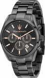 Buy Shop Maserati Attrazione Chronograph Black Dial Black Steel Strap Watch for Men - R8853151001 USA Online