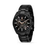 Buy Shop Maserati Attrazione Chronograph Black Dial Black Steel Strap Watch for Men - R8853151009 USA Online