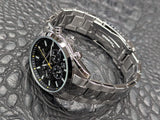 Buy Shop Maserati Attrazione Chronograph Black Dial Silver Steel Strap Watch for Men - R8853151010 USA Online