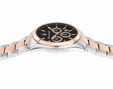 Buy Shop Maserati Attrazione Chronograph Black Dial Two Tone Steel Strap Watch for Men - R8853151002 USA Online