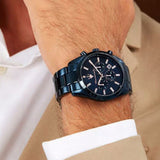 Buy Shop Maserati Attrazione Chronograph Blue Dial Blue Steel Strap Watch for Men - R8873626003 USA Online