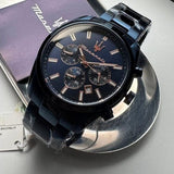 Buy Shop Maserati Attrazione Chronograph Blue Dial Blue Steel Strap Watch for Men - R8873626003 USA Online