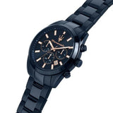 Buy Shop Maserati Attrazione Chronograph Blue Dial Blue Steel Strap Watch for Men - R8873626003 USA Online