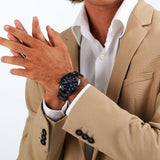 Buy Shop Maserati Attrazione Chronograph Blue Dial Grey Steel Strap Watch for Men - R8853151012 USA Online