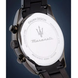 Buy Shop Maserati Attrazione Chronograph Blue Dial Grey Steel Strap Watch for Men - R8853151012 USA Online