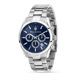 Buy Shop Maserati Attrazione Chronograph Blue Dial Silver Steel Strap Watch for Men - R8853151005 USA Online
