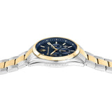 Buy Shop Maserati Attrazione Chronograph Blue Dial Two Tone Steel Strap Watch for Men - R8853151008 USA Online