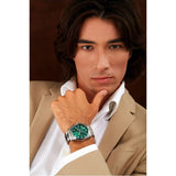 Buy Shop Maserati Attrazione Chronograph Green Dial Silver Steel Strap Watch for Men - R8853151011 USA Online