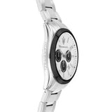 Buy Shop Maserati Attrazione Chronograph White Dial Silver Steel Strap Watch for Men - R8853151004 USA Online