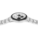 Buy Shop Maserati Attrazione Chronograph White Dial Silver Steel Strap Watch for Men - R8853151004 USA Online