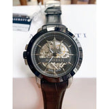 Buy Shop Maserati Automatic Black Dial Black Leather Strap Watch For Men - R8821119007 USA Online
