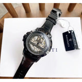 Buy Shop Maserati Automatic Black Dial Black Leather Strap Watch For Men - R8821119007 USA Online