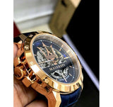 Buy Shop Maserati Automatic Blue Dial Blue Leather Strap Watch For Men - R8821119005 USA Online