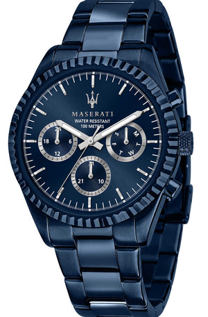 Buy Shop Maserati Blue Edition Collection 43m Blue Dial Stainless Steel Watch For Men - R8853100025 USA Online