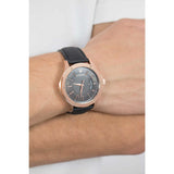 Buy Shop Maserati Circuito Black Dial Black Leather Strap Watch For Men - R8851127001 USA Online