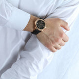 Buy Shop Maserati Circuito Black Dial Black Leather Strap Watch For Men - R8851127001 USA Online