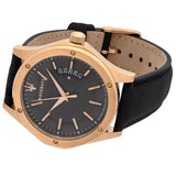 Buy Shop Maserati Circuito Black Dial Black Leather Strap Watch For Men - R8851127001 USA Online