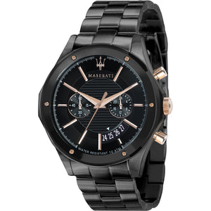 Buy Shop Maserati Circuito Black Dial Black Steel Strap Watch For Men - R8873627001 USA Online