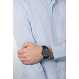 Buy Shop Maserati Circuito Blue Dial Black Leather Strap Watch For Men - R8851127002 USA Online