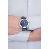 Buy Shop Maserati Circuito Blue Dial Blue Leather Strap Watch For Men - R8851127003 USA Online