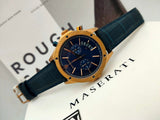 Buy Shop Maserati Circuito Blue Dial Blue Leather Strap Watch For Men - R8871627002 USA Online